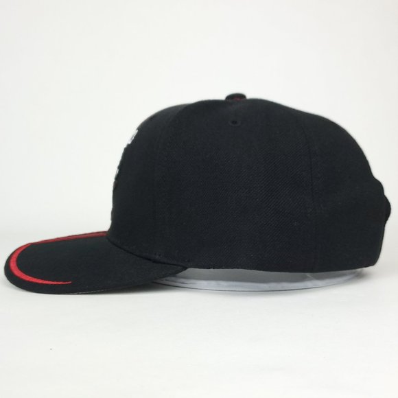Chicago Bulls Mitchell & Ness Strapback Hat 3D Logo '98 NBA Draft BlackCap NWT - Picture 7 of 7